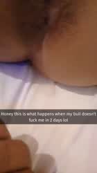 Accidental Creampie Amateur Bull Caption Creampie Cuckold Cum Pussy gif