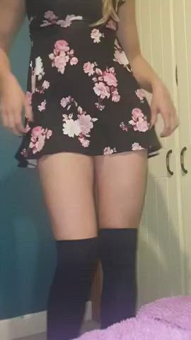 ass skirt wet pussy gif