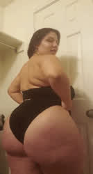 Ass BBW Big Tits Lingerie gif