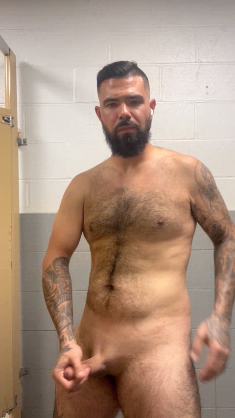 bisexual coworker husband public work worker gif