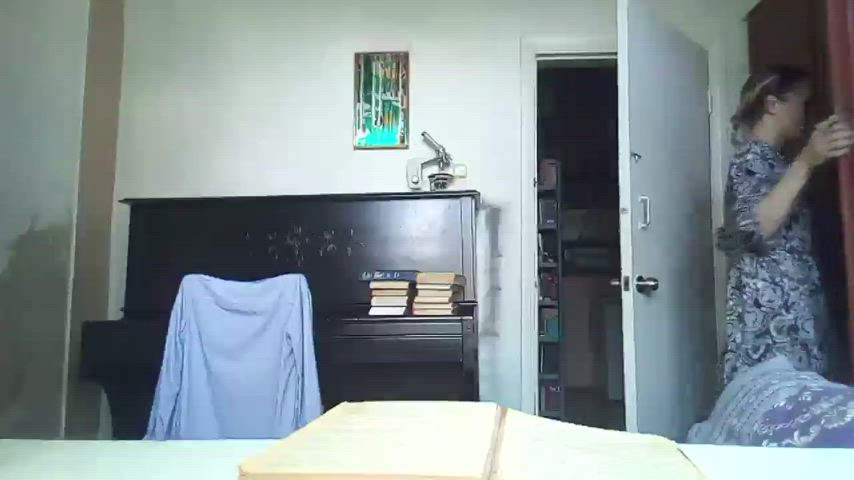 accidental blonde panties russian small tits gif