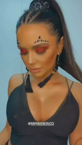 Boobs Brazilian Brown Eyes Brunette Dani Facial Goddess Hair Labia Sensual gif