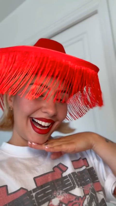 blonde lipstick lipstick fetish tommy king gif