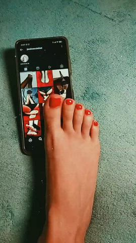 my foot took over my IG!