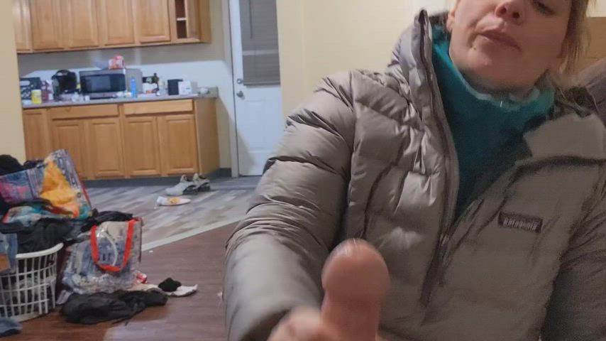 cumshot friendly fire cumshot handjob gif