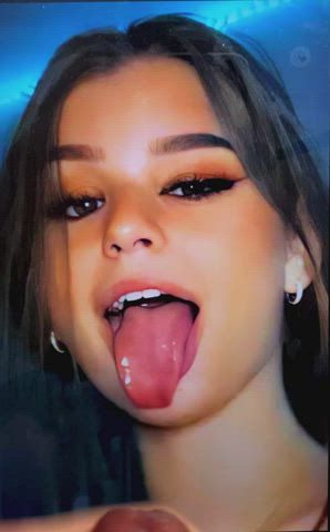 cum cumshot facial tiktok tongue fetish tribute gif