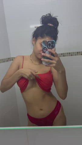 Sinceramente tengo los senos bonitos el color rojo 🤤🥰❤️😍