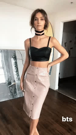 Model Rachel Cook gif