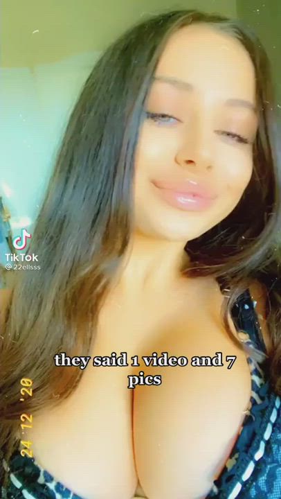 Big Tits Teen TikTok gif