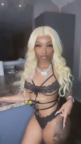 Booty Ebony Trans gif