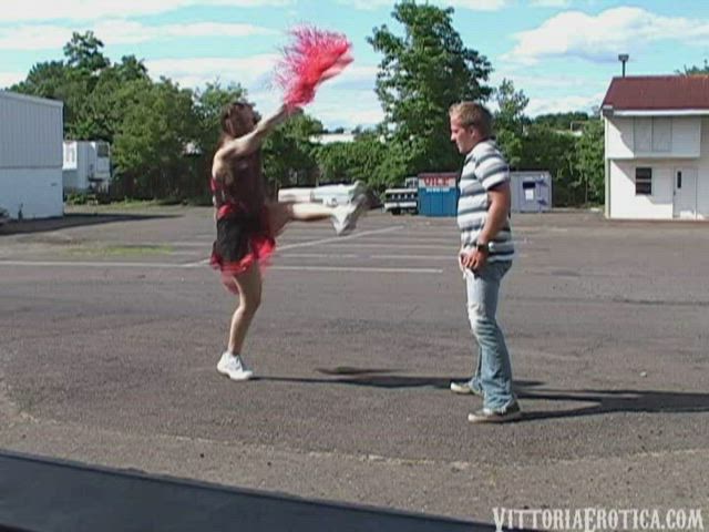 Vittoria the ballbusting cheerleader