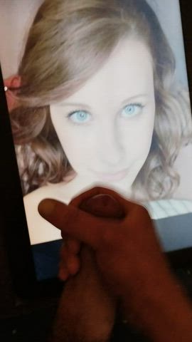 blue eyes cum facial tribute r/tributeme gif