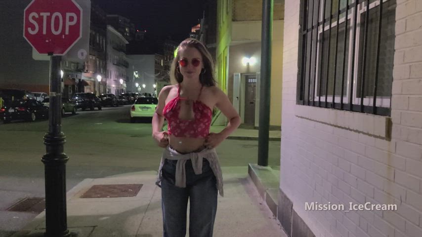 Babe Boobs Flashing gif