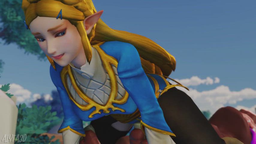 cowgirl monster princess zelda gif