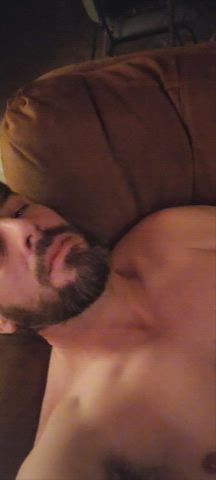 cock jerk off precum solo gif
