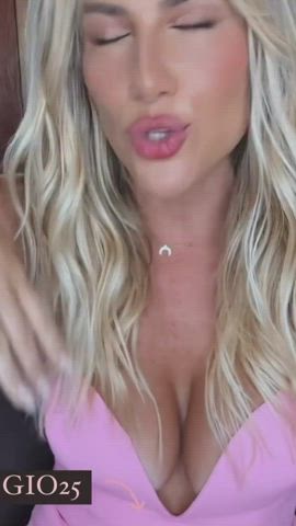 big tits blonde brazilian celebrity cleavage milf gif