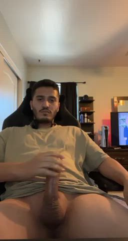 big dick homemade male masturbation solo gif