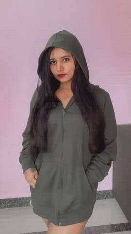 Belly Button Cute Desi Indian Saree gif