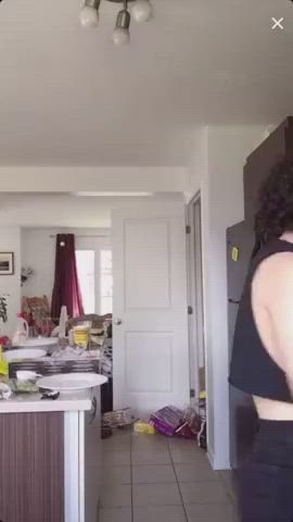 Natural Tits Nipslip Sideboob gif