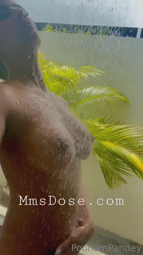 nipples poonam pandey shower gif