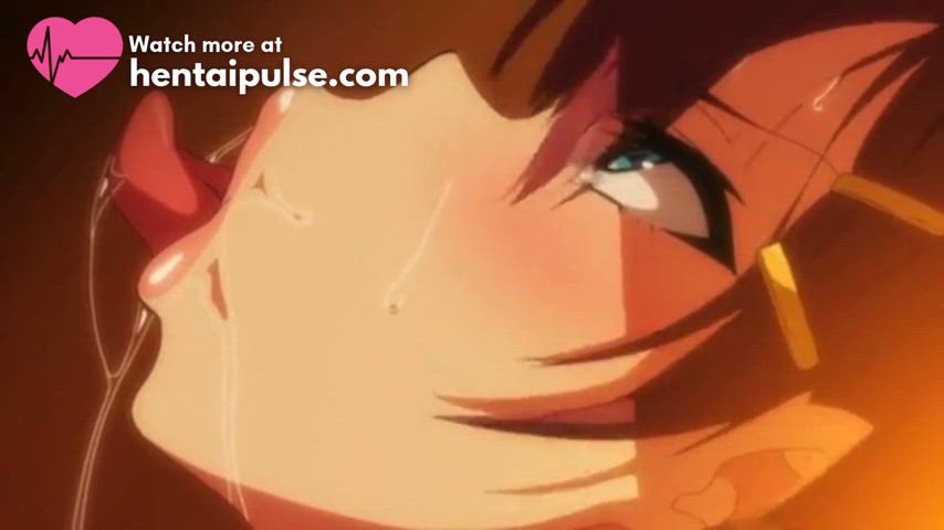 ahegao hentai reverse cowgirl gif