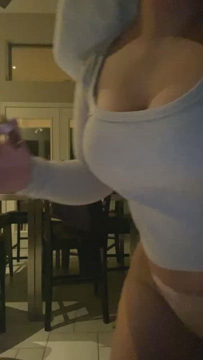 A casual day at home - A little twerk, a little weed.
