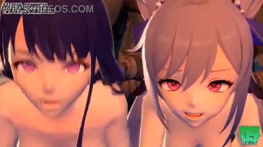 animation anime big ass big tits hottie orgy gif
