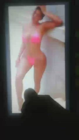 bbc big tits bikini boobs cum cumshot kylie jenner legs tribute gif
