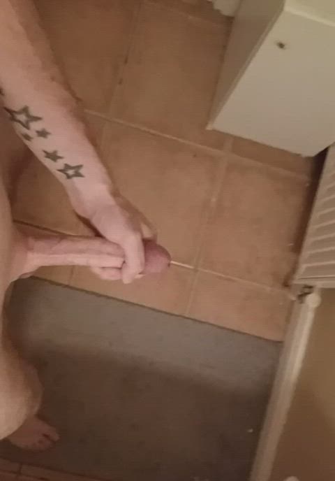 Big cock jerking