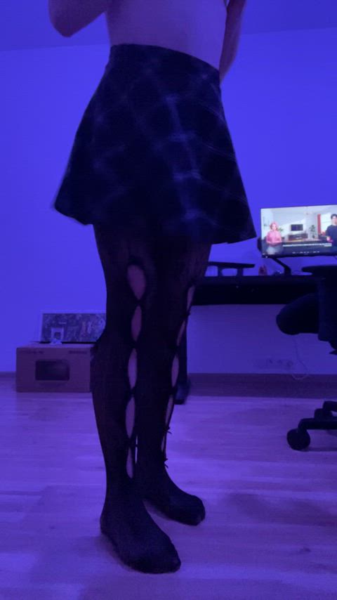 I love how my fishnets complements my legs, what do you think?