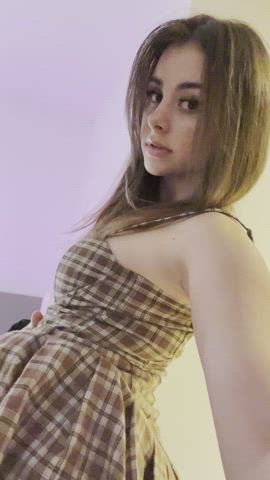 do u take my 18 yr old bubble butt to the movies in this skirt