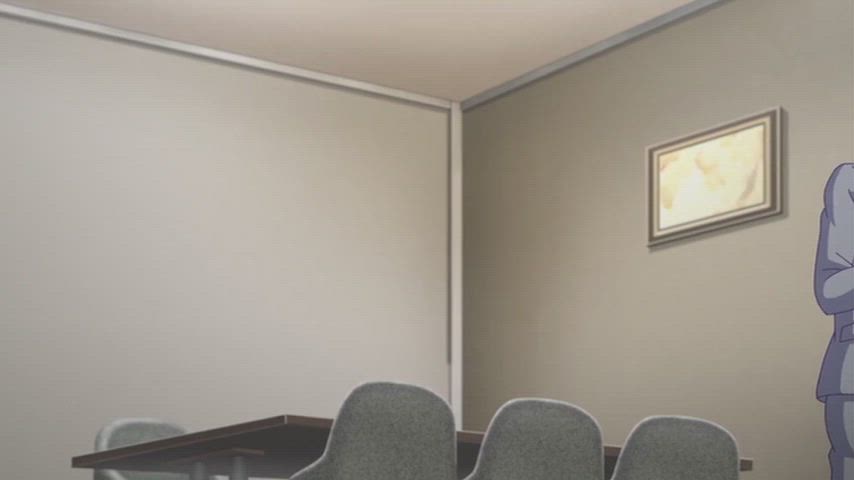 anime boobs cheating groping hentai office animated-sex hanime gif