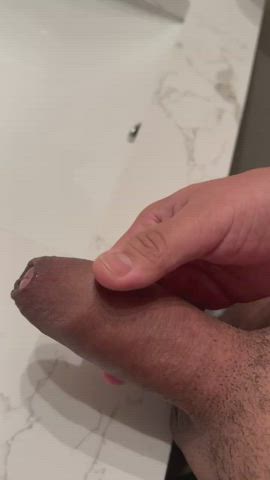 This felt so damn good. Love watching my foreskin glide up and down