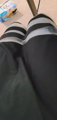 Cute femcock hidden behind fishnets