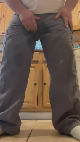 (M) desperately losing control after long hold