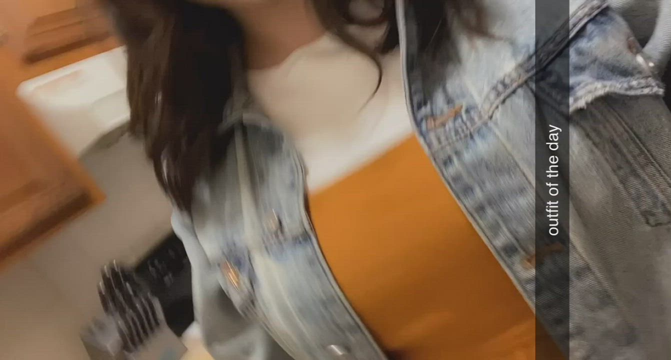 Dress Flashing Pussy gif