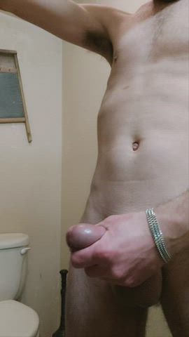 big balls big dick cumshot jerk off male masturbation masturbating solo gif
