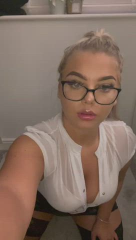 boobs british tease teasing tits gif
