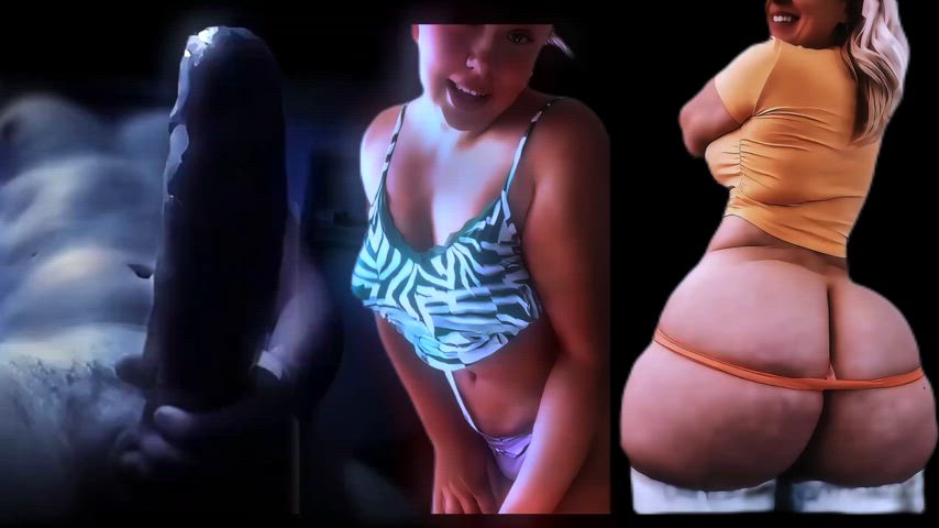 Nothing like a dripping Monster Cock and Thick Babes