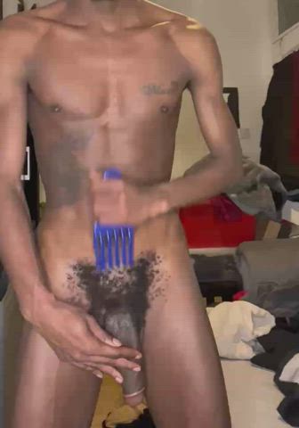 😅Giving My Hidden Afro A Comb🥵