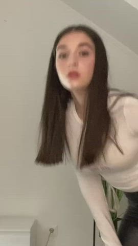 Babe Teasing Teen Tight Ass TikTok gif