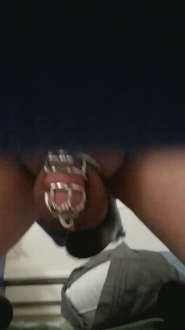 chastity cum sissy gif