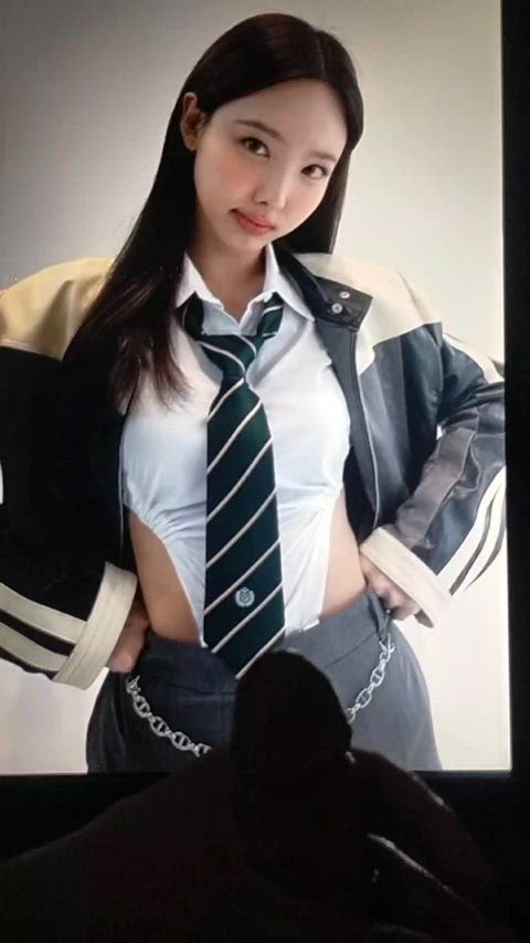 cum cumshot schoolgirl gif