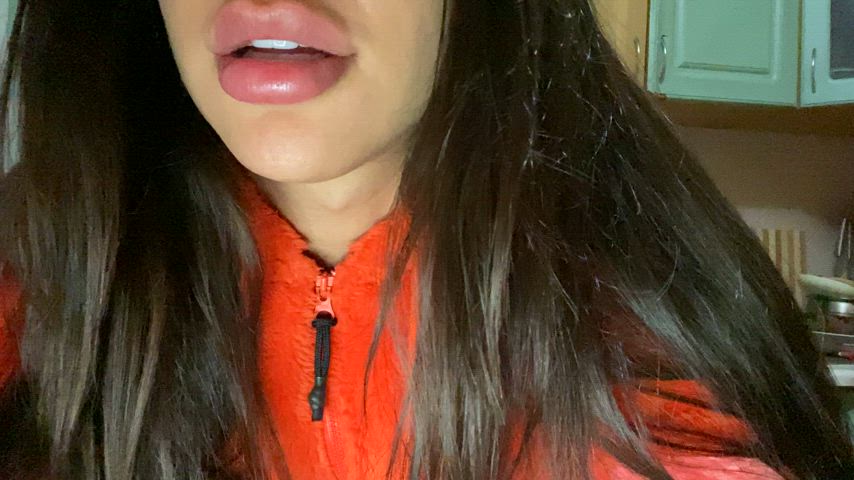 long tongue tongue tongue fetish gif