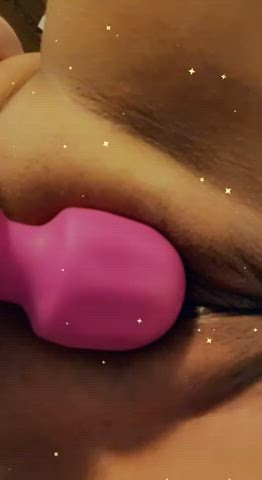 Dressing Room Magic Wand Masturbating gif