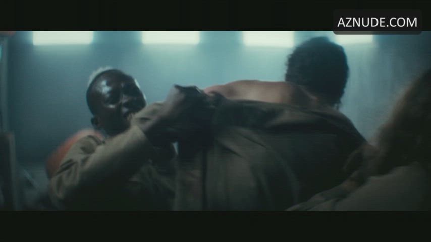 brunette cinema topless gif