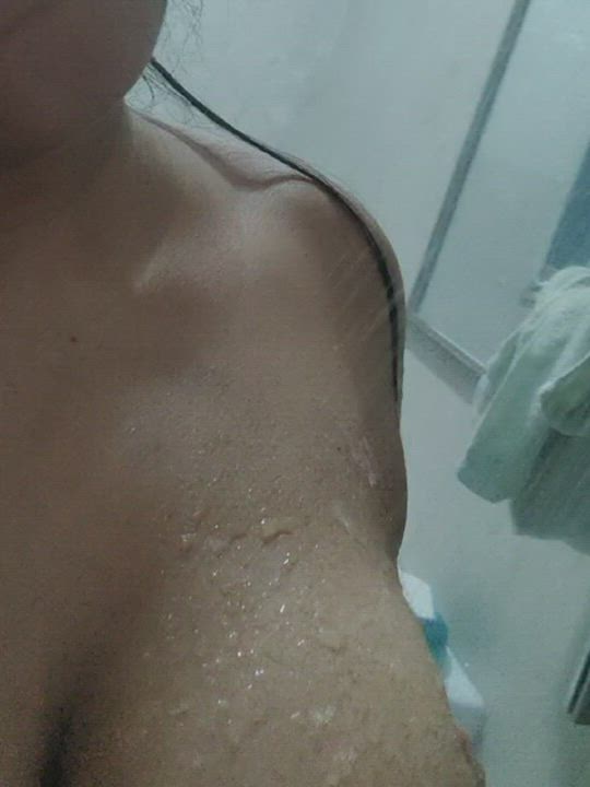 Big Tits Shower Wet gif