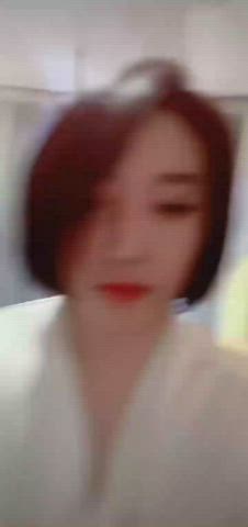asian nipple nipslip gif