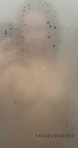 bathroom mirror wet gif