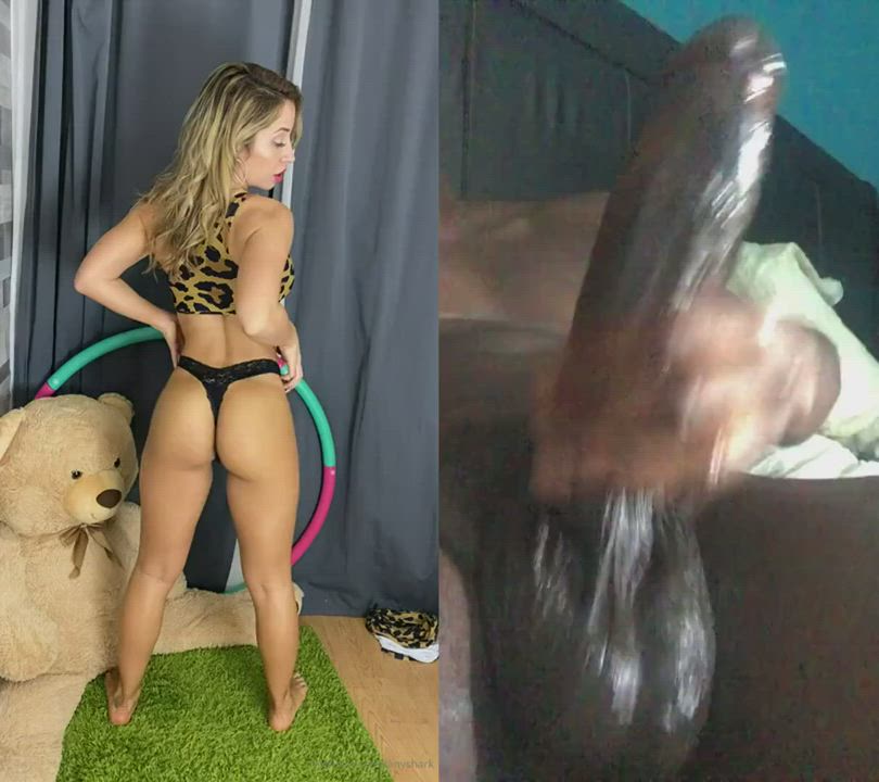 Tight Latina twerking w/ a BBC
